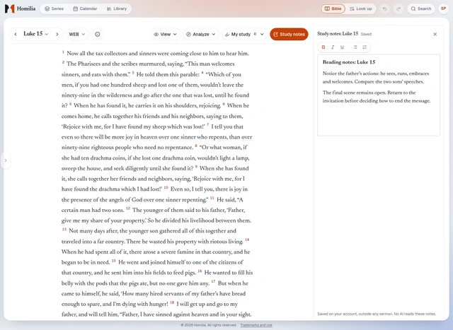 Reading the passage. Read the text in a translation in your own language, with your notes beside it.